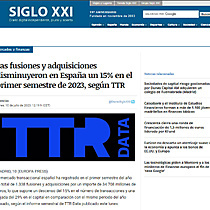 Las fusiones y adquisiciones disminuyeron en Espaa un 15% en el primer semestre de 2023, segn TTR